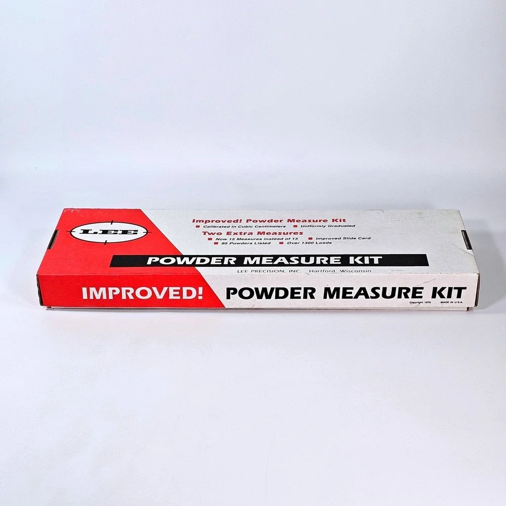 Lee Precision Improved Powder Measure Kit 90100 15 Dippers Reloading Tools